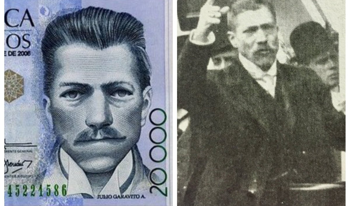 MonedasColombia's tweet photo. Julio Garavito fue matemático, ingeniero y astrónomo pero también economista, estudió las fluctuaciones del cambio y la desvalorización del papel moneda. Nunca tuvo plata, lo que le sobraba lo daba a los pobres porque creía que sustraer un centavo a la circulación era un crimen. https://t.co/s6P8urAEOe
