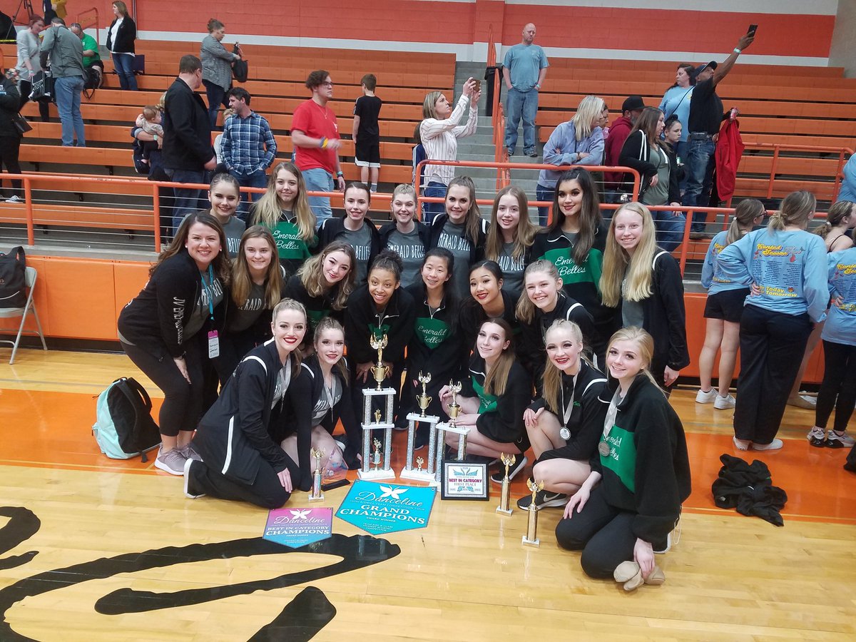 JV GRAND CHAMPIONS! Best in Catergory for all 3 routines, Platinum Sweepstakes, Highest Scoring Jazz (against varsity teams!), and Outstanding Showmanship for Jazz. 🏆🎉