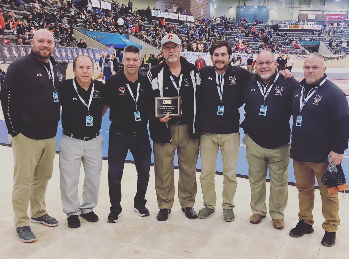 RYLEWRESTLING's tweet photo. Head coach Tim Ruschell is the KWOA Coach of the Year!  Congrats coach! https://t.co/Pv8f2RCcV7