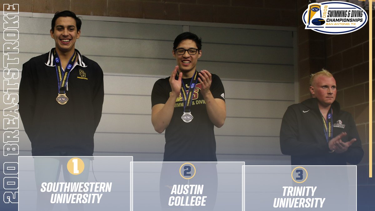 SCAC_Sports's tweet image. Alek Argueta of @SUPirates claims the 200 Breaststroke for the third year in a row! 

#SCACChamps | #SCACSwim