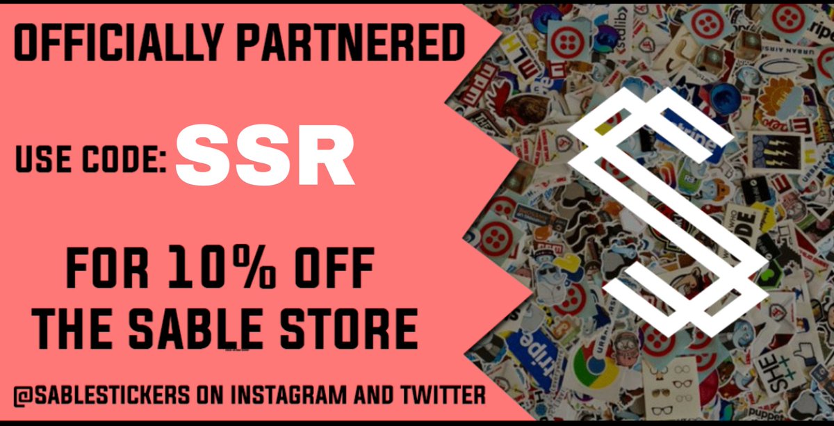 Don't forget to check out  @SableStickers with SSR Stickers! ! !  

Go to the store and get yourself some really nice stickers! We have 2 team logo stickers and also driver stickers of ur favorite SSR drivers! 

Go now and use the "SSR" 10% off discount code!

Check them out!