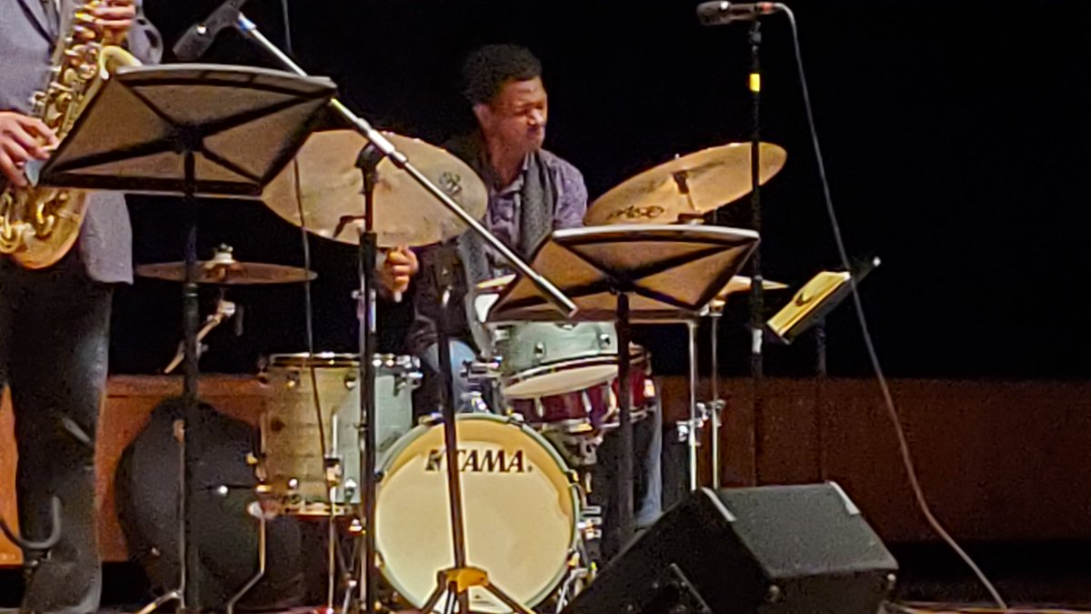 sjconnects's tweet photo. .@rajivhalim putting on a show tonight with his Quintet @ETHSWildkits #Jazzfest https://t.co/7OGjweroK8