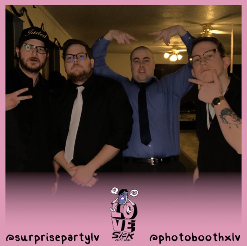 Don’t forget to swing by @photoboothxlv while you’re at Lovesick tonight!