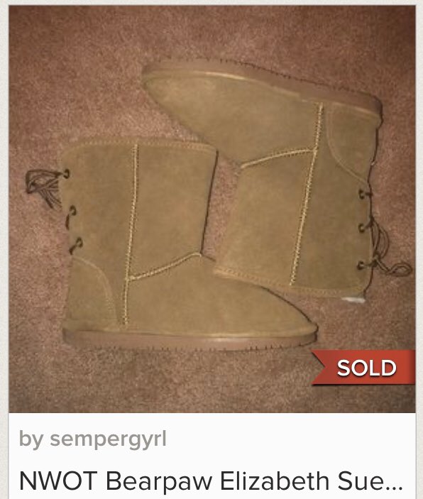 I’m hoping this #Poshmark sale is the catalyst for a great 2nd half for February’s sales!!!

#shoeoftheday #fashion #onlinesales #boots #BearClawsUp #reseller #deals #steals #bargains #bargainshopper