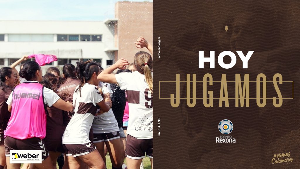 ¡HOY JUEGA #PLATENSE! 😁🤙

#VamosCalamares🦑