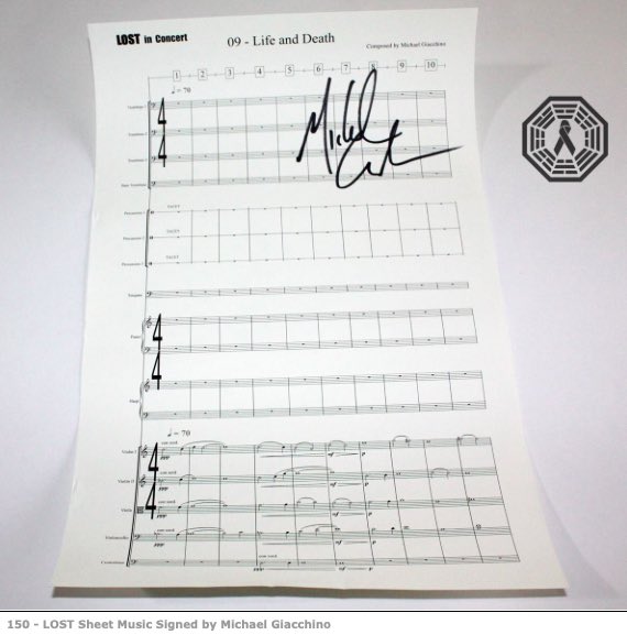 Won my #1 item from the <a href="/CancerGetsLOST/">Cancer Gets Lost</a> auction... <a href="/m_giacchino/">Michael Giacchino</a>’s music has meant SO much to us. This will have a place of honor in our home. Glad to help an amazing cause w/ the LOST fam!! I will always be LOST. I  will never be LOST again. Mahalo &amp; Namaste❤️ <a href="/jopinionated/">Jo Garfein</a>