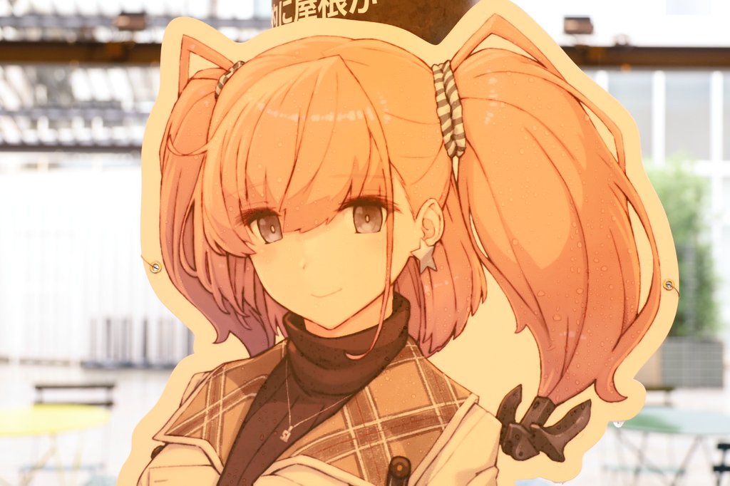 艦これ 三越コラボ パネル 身長測定 Atlanta(アトランタ) 地上から頭