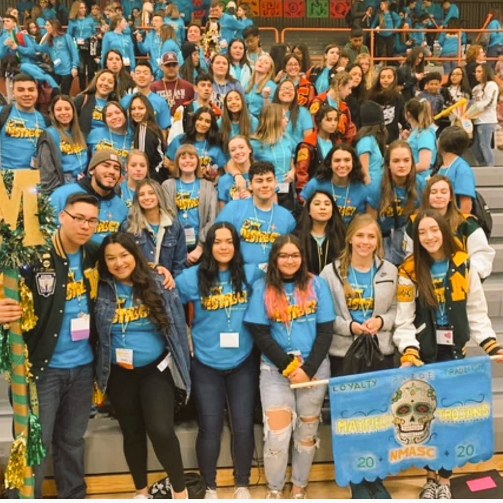 MayfieldTrojans's tweet photo. Day 3 was a success!!! Mayfield came out to support the NMASC SW District with Excellence, Honor, and Spirit! Shout out to our very own President JD Soltero for representing Mayfield as SW District President!!! 💚💛#NMASC #Southwest #TrojanPride #GreenAndGold #Leadershiptrue https://t.co/lMxD8VHxwq