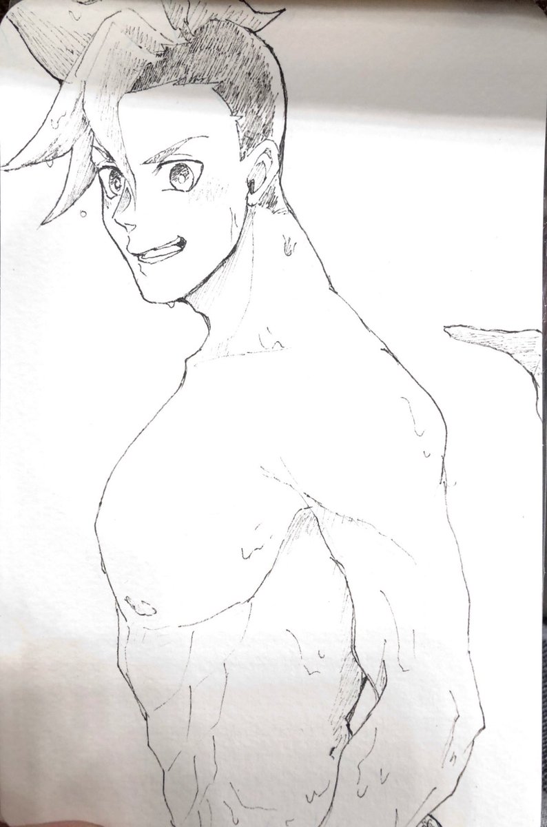落書き人魚ガ口お 