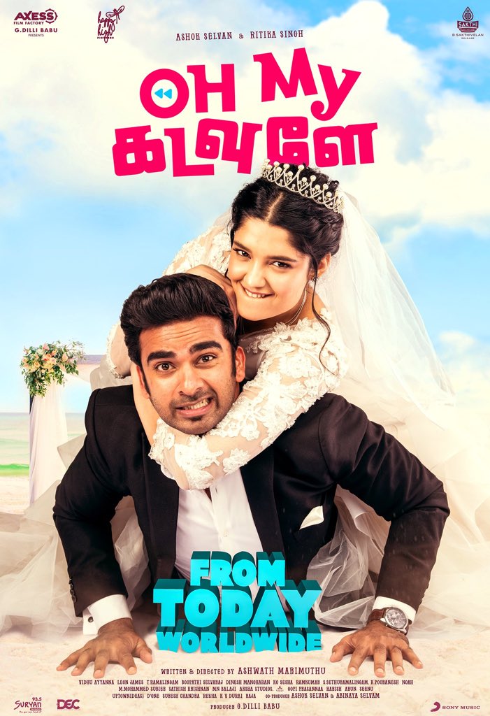 #OhMyKadavule -A very well written Lovable Rom-Com with Good emotions & a Fantasy Twist. Very Refreshing❤️❤️❤️

#AshokSelvan #RitikaSingh were awesome.
Casting crew was 👍
#LeonJames Music & BGM was breezy❣️

Idhuku melae Unakku sonna puriyathu machi..😁
Just Go n Watch it !!!