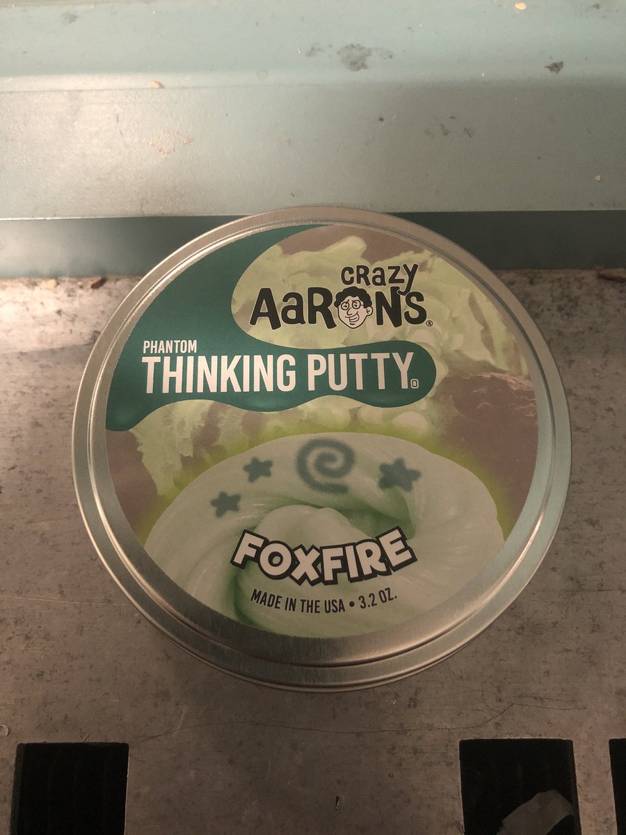 I LOVE this stuff!  It comes in a ton of colors and you can get tins of different sizes. I use it when I’m studying because it keeps my hands busy. I used to bite my nails too and this helped. I think my wife found some on her most recent pilgrimage to a Target.