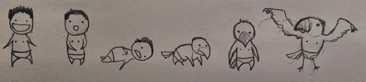 jermsdraws's tweet photo. Just documented my friends turning into wereravens for the first time https://t.co/xFNPdHhRKR