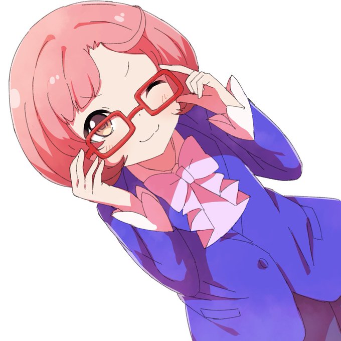 「adjusting eyewear school uniform」 illustration images(Oldest)