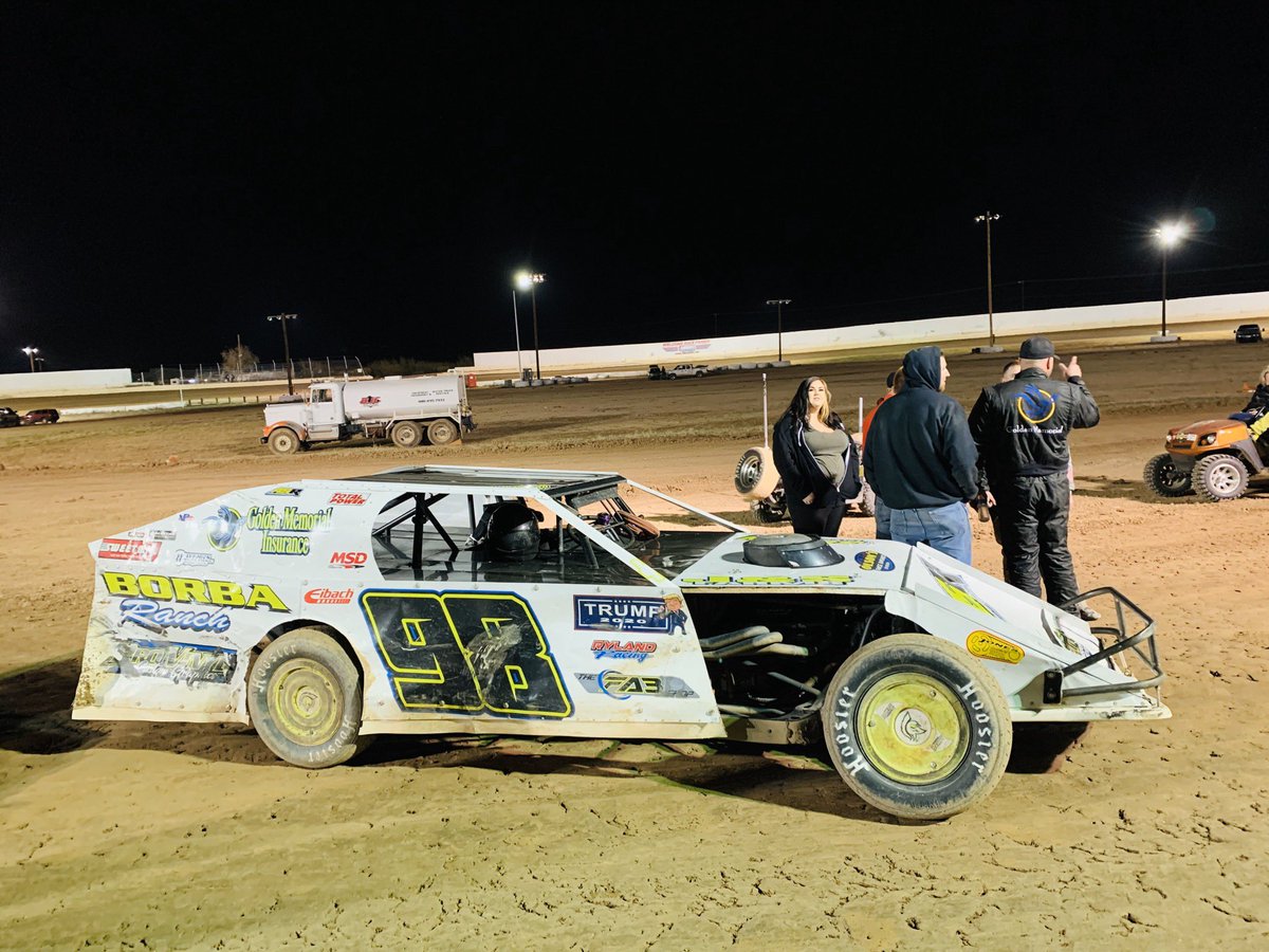 ABCracing54's tweet photo. Alex “Stand On It” Stanford comes home 2nd place in his @PCDRaceCars marking his third consecutive top-3 finish on the 2020 Arizona Mod Tour! https://t.co/quAbqvPCYy
