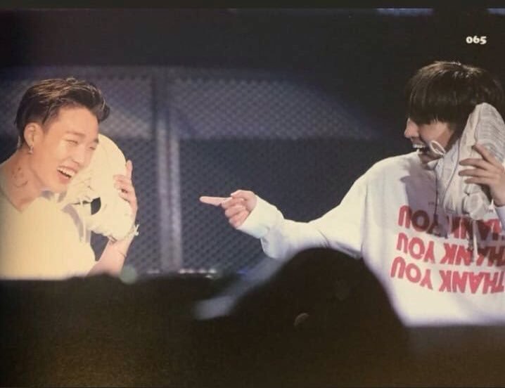 more of Double B having fun together on stage 