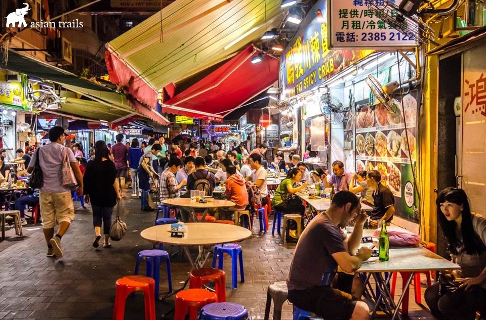 AsianTrailsLtd's tweet photo. The street with the ‘Big License Plates’: Hong Kong’s Tempe Street is host of Dai Dai Pong evenings – a culinary spectacle where spatulas meeting sizzling hot woks for the foundation of #ExquisiteExperiences. https://t.co/rA5TlHwaj2 #ExploreAsia #AsianTrails https://t.co/cR8tE1tXym