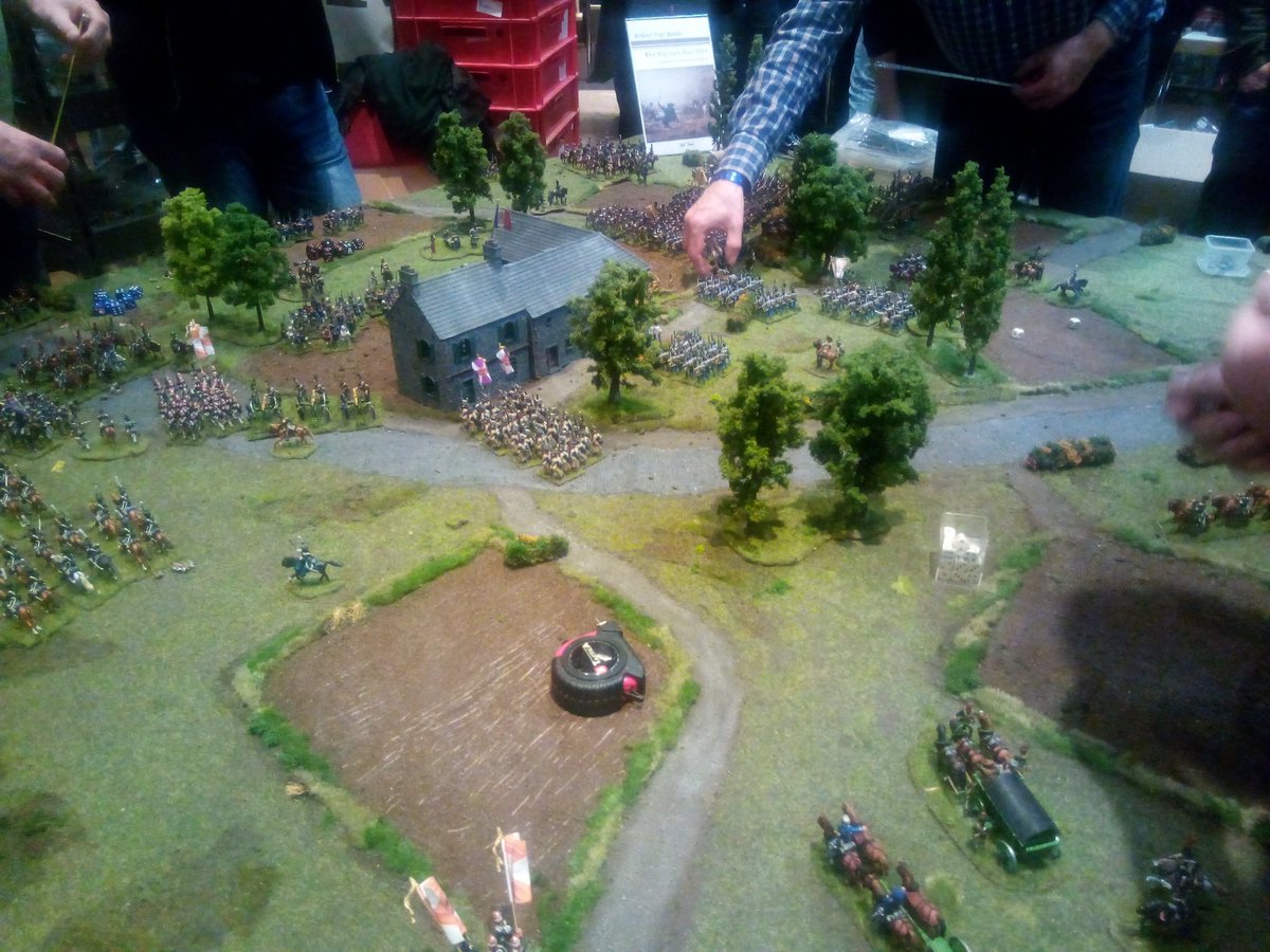 TabletopGenera3's tweet photo. Black Powder. Napoleonic war 1814. #Tactica2020 #HamburgerTactica #wargaming https://t.co/kCMnczU2oK