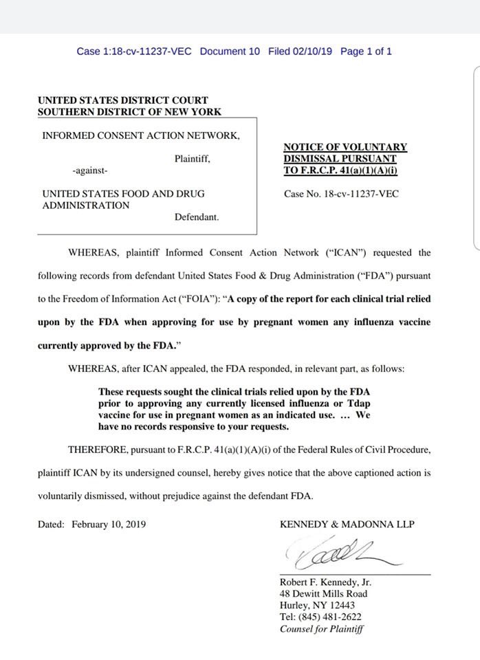 roadless888's tweet photo. Just a reminder.. clinical safety trials of Tdap and #flushot during #pregnancy don’t exist as per the #FDA curtesy of Informed Consent Action Network #LearnTheRisk #fetaldeaths #pretermpregnancy #nicu #VaccinesSaveLives https://t.co/XLqwSvAI4g