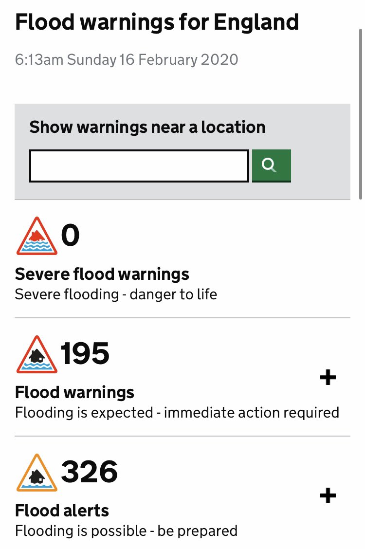 This is an extraordinary map of where is beening affected by flooding from #StormDennis. Over 500 live flood warnings and alerts - and I’m afraid more to come - keep close to the detail here …od-warning-information.service.gov.uk/warnings
