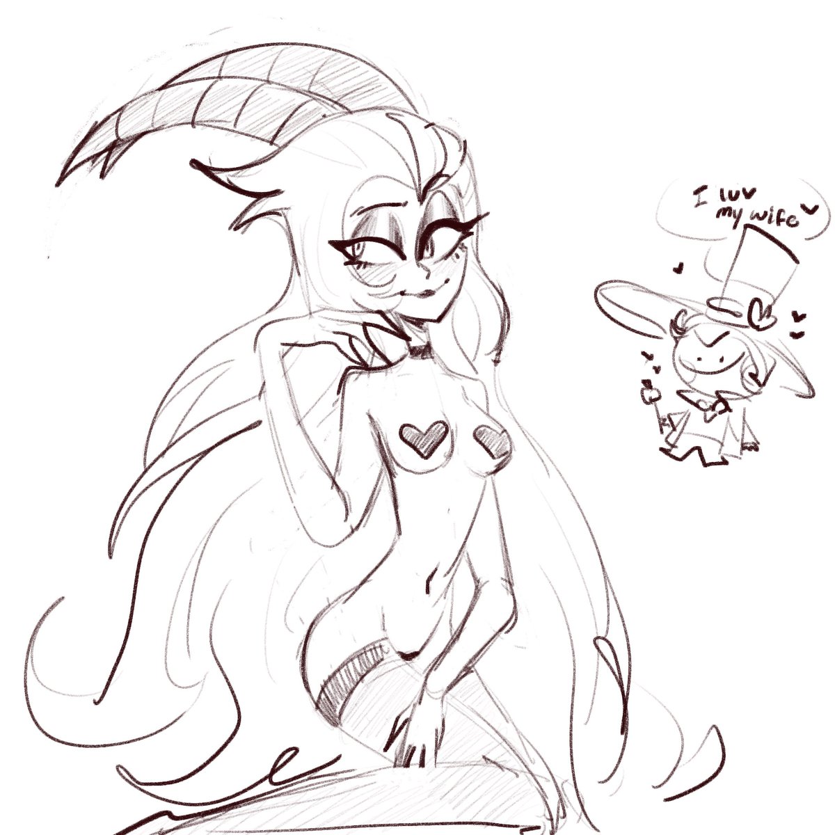 axiddrops's tweet photo. What a lovely wife Lilith is 😔💖 https://t.co/hYlXAodTi9