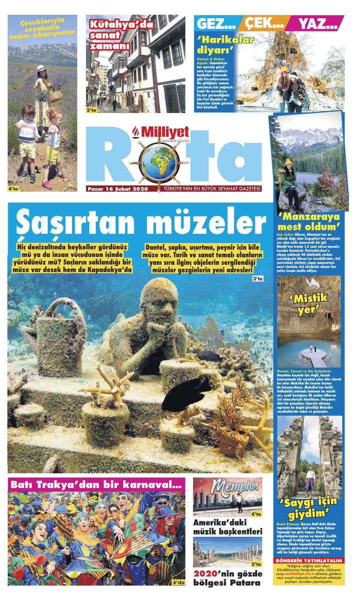 ⁣Milliyet Rota Şubat sayısıyla karşınızda!