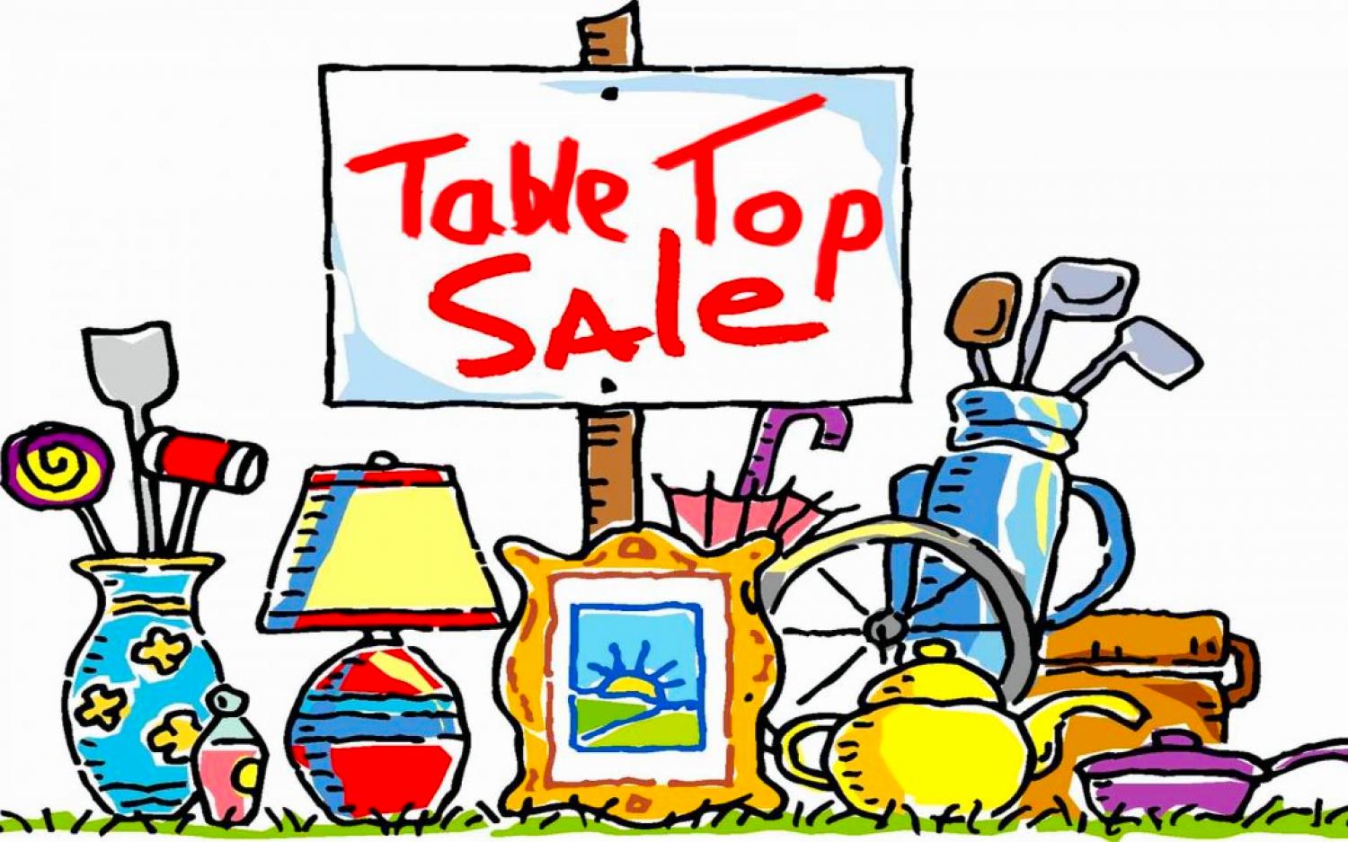 Monthly Table Top Sale