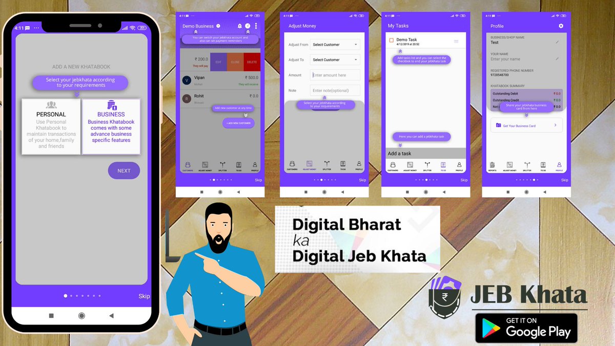 JebKhata's tweet photo. #JebKhata_app is the #best_ledger_app that manages all your #bahi_khat.
Download now:- https://t.co/aDUNUGsL48
#lain_dain_management #Khata_book_manage #ledger _account _manage https://t.co/0gp5Pr2l7E