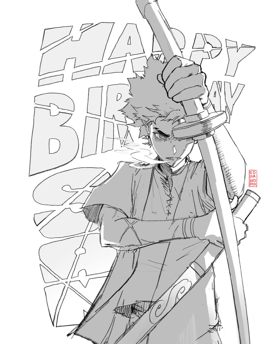 Havent drawn in over a month so I'm using my homie's birthday as an excuse to get back into it ? hbd fool @SaminjaKun 