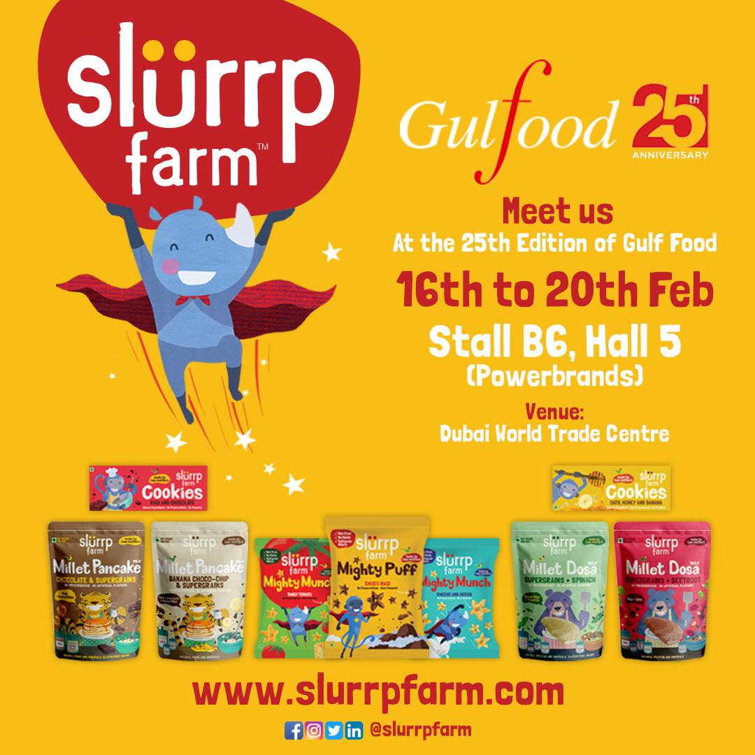 Big week for us! Delighted to announce that we are at Stall B6, Hall 5 (Powerbrands) at <a href="/Gulfood/">Gulfood</a> organised by @dwtc_uae from the 16th to 20th of Feb. Come, savor the goodness of supergrains at #Gulfood2020 #dubai 
#dwtc #foodtech #GlutenFree #HealthyFood #HealthyEating
