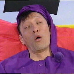 im about to be like the purple wiggles guy rn