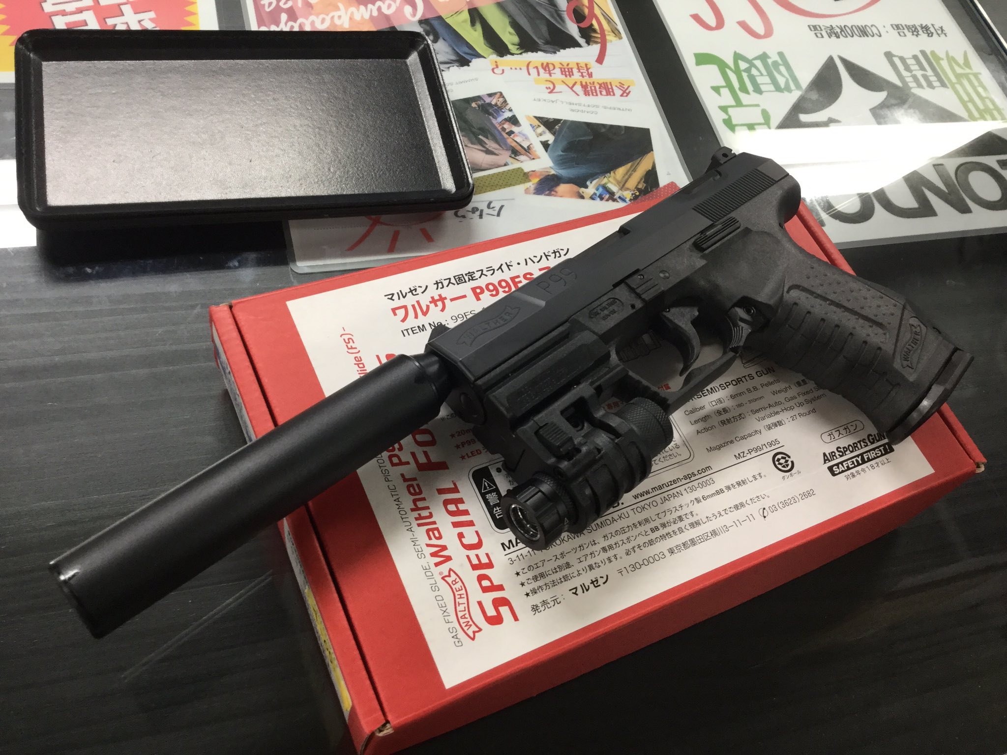 تويتر Liberator トイガンショップ على تويتر 分かりやすくかっこいいマルゼンの固定ガスガン P99のモリモリなやつありますよ ちっこくて可愛いのに サイレンサーとライトもつけれちゃう 素敵な子です ౪ T Co Gvjjxltm6q