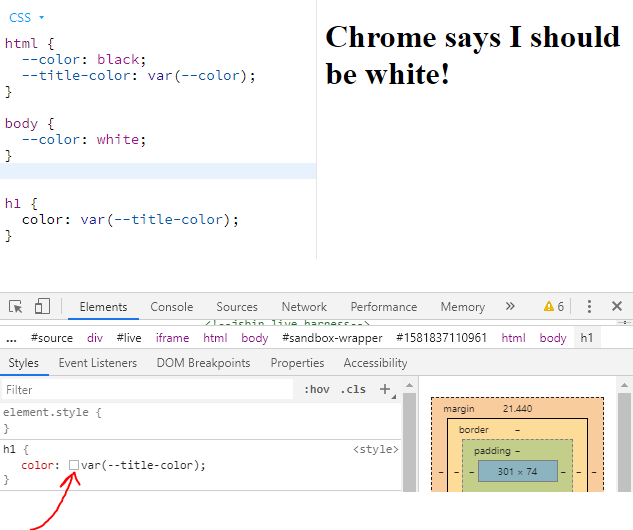 mojtabaseyedi's tweet photo. Hello @jaffathecake , can you help me with this please?
@ChromeDevTools #css_variables https://t.co/Tv3RePkmI1