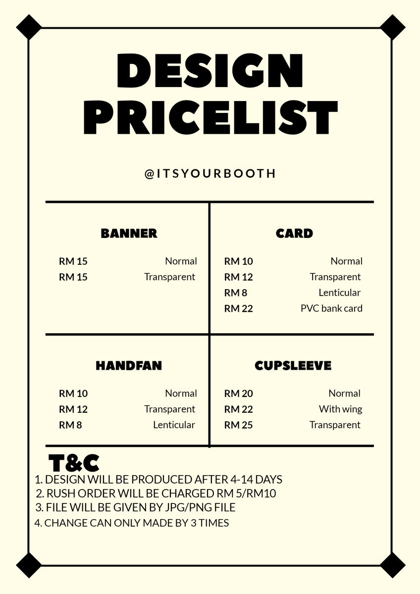 Printing Price List Design printing-price-list-design
