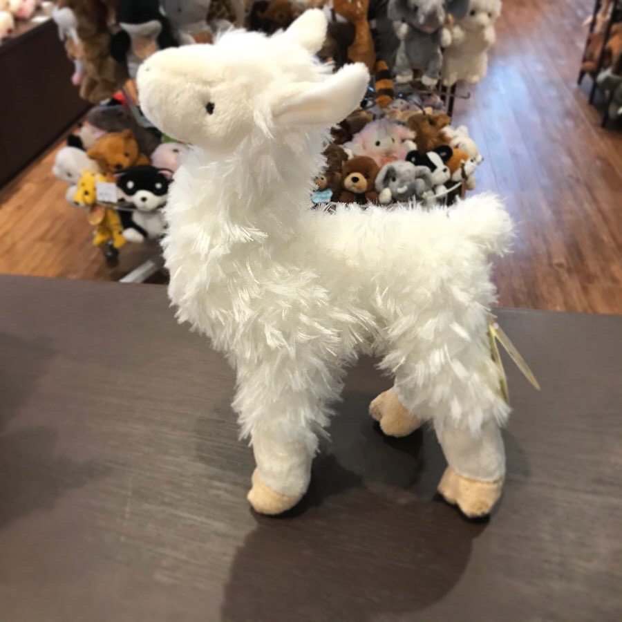 円山裏参道wawa ミュージアム アルパカ カラー展開はアイボリー ブラウン ダークブラウン 毛並みがふわふわでとてもかわいいです キーホルダーもあるのでぜひ探しに来てみてくださいね Wawa円山 ぬいぐるみ アルパカ 円山裏参道