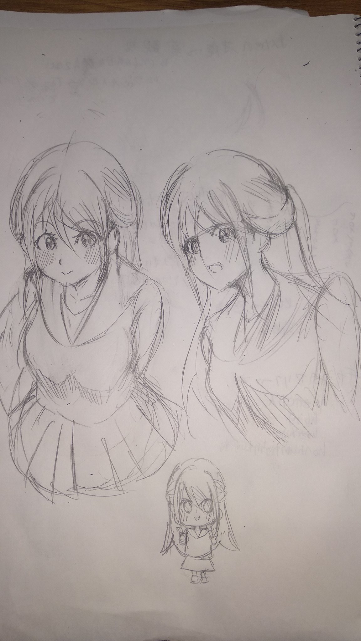 ヤシオウ白闇 漫画家志望 表情だけ重視するー 今んとこね 落書き 鉛筆書き イラスト好きさんと繋がりたい スケッチ 萌え Yashiou T Co Ixfiflgggh Twitter