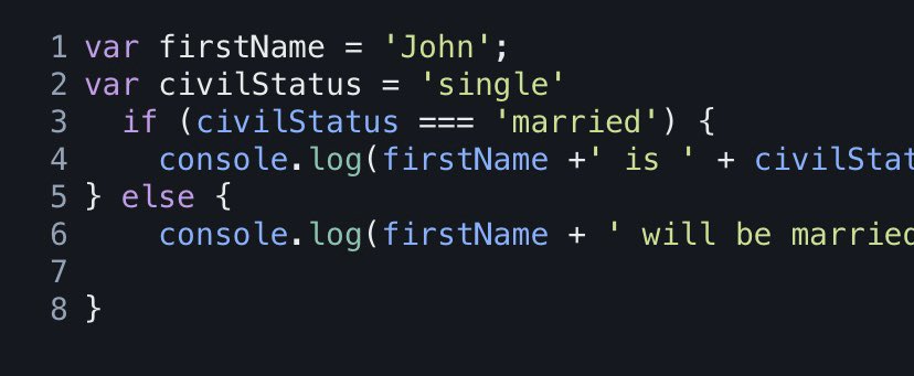 iAmentaDesign's tweet image. Learning ... if/else statements 
#howthingswork #vanillajavascript  #javascript #CodeDay #coding #CodeNewbie #codelife #codenewbies  #cantsleep