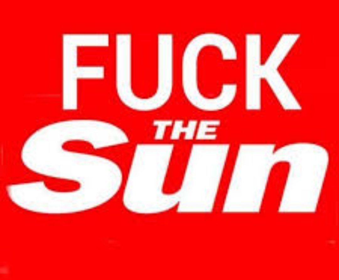 Sal_feeko's tweet photo. Don't buy the sun 

Don't click on the links 

Don't share links 

Don't interact with it's columnists 

#CarolinesLaw #JFT96 https://t.co/Fl4yFMlPqw