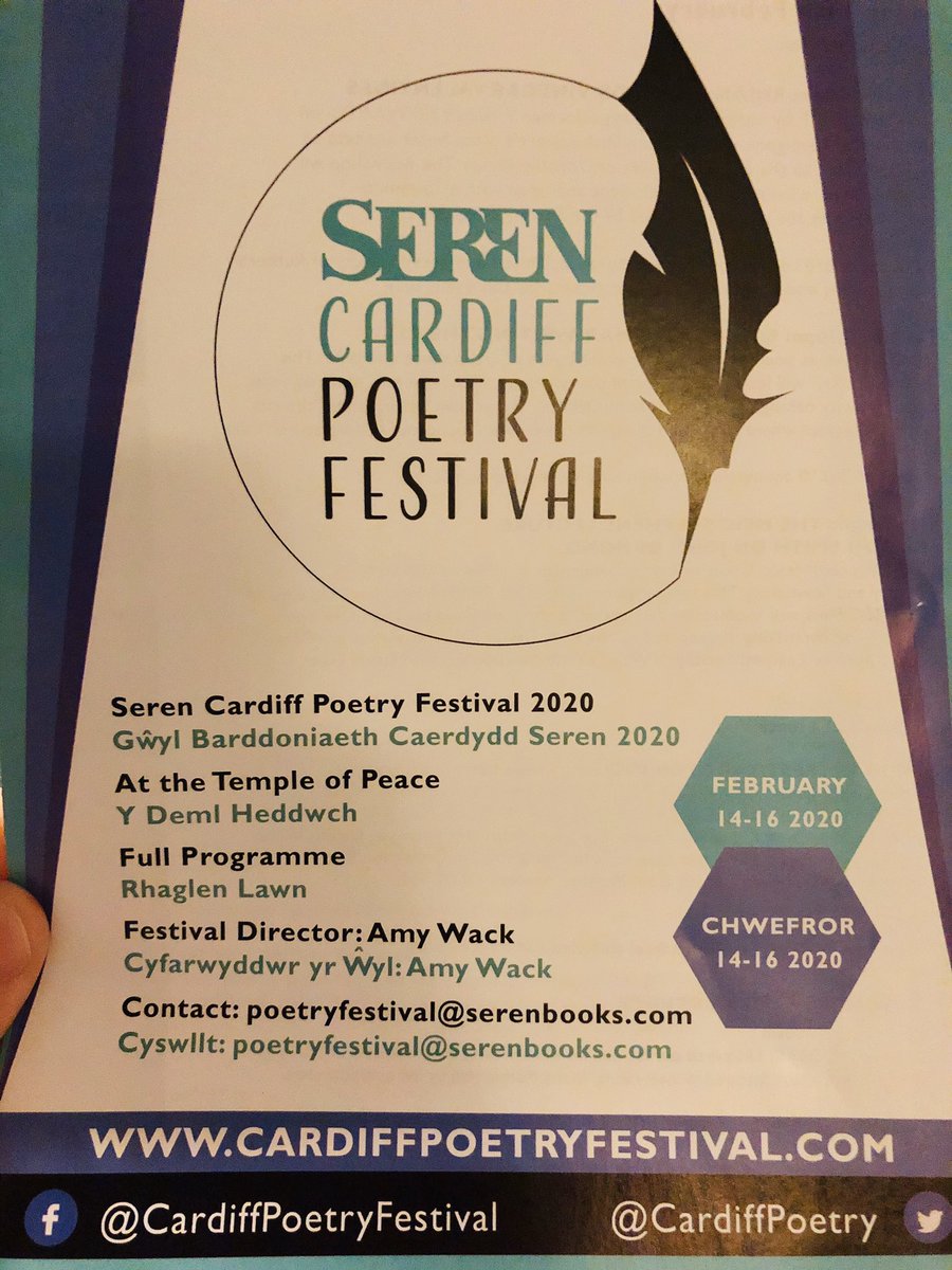 Christina Thatcher (@writetoempower) on Twitter photo Spent Saturday at the lively <a href="/CardiffPoetry/">Seren Cardiff Poetry Festival</a> Festival in the <a href="/venuewithaheart/">Temple of Peace</a>.
Here’s a little thread of what I got up to👇
#CardiffPoetry20 Spent Saturday at the lively <a href="/CardiffPoetry/">Seren Cardiff Poetry Festival</a> Festival in the <a href="/venuewithaheart/">Temple of Peace</a>.
Here’s a little thread of what I got up to👇
#CardiffPoetry20
