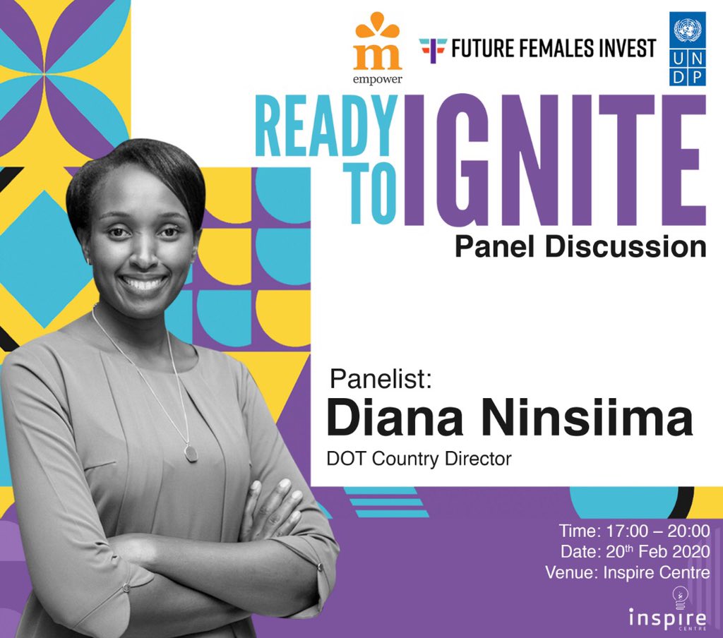 InspireCentreTz's tweet photo. Ready to Ignite: Meet @ninsiima_diana 🔥🚺 .

Diana is the Country Director of @DOTTanzania and a Gender Advocate 

🗓 20 February 2020
🕰 17:00 to 20:00
📍 @InspireCentreTz
 
Book your FREE seat: https://t.co/HZ24gUF9W9 

#FemaleFuture #Ignite #MeetLearnEat https://t.co/JJzUUwZbuy