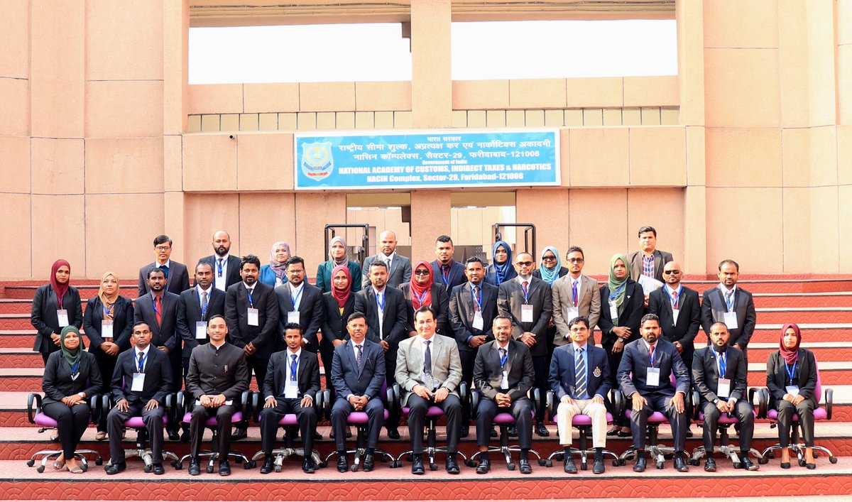 HCIMaldives's tweet photo. Scenes from the 'Customs Facilitation and Risk Evaluation' training programme held at @NACIN_OFFICIAL 
@CustomsMv @MEAIndia https://t.co/fum5jLubGf