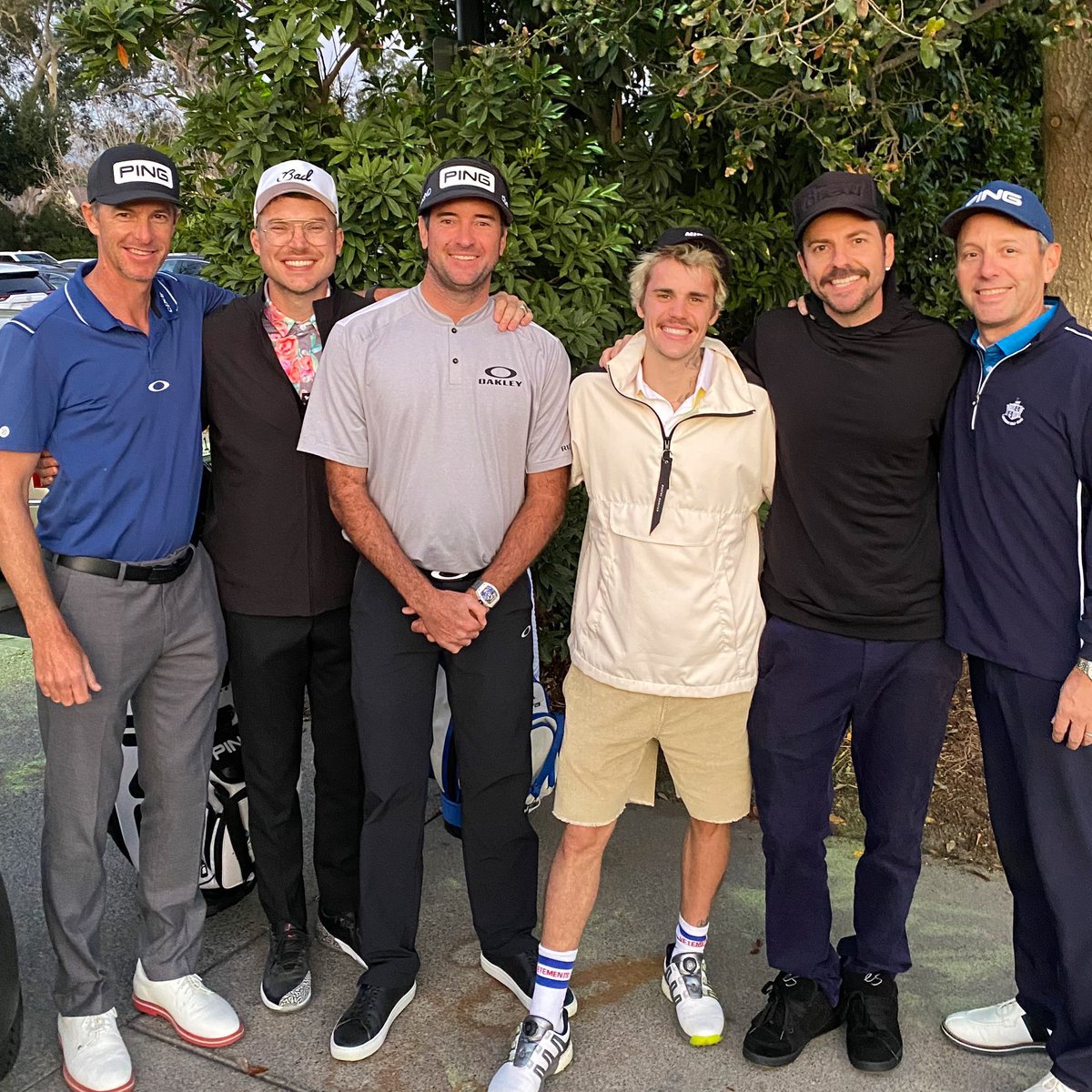jbtraacker's tweet photo. bubbawatson via Instagram: Fun golfing with the boys!! @jtedscott @judahsmith @justinbieber @thatrygood Mark Scoon #ChangesAblum #MembersBounce https://t.co/781rfJbF9R