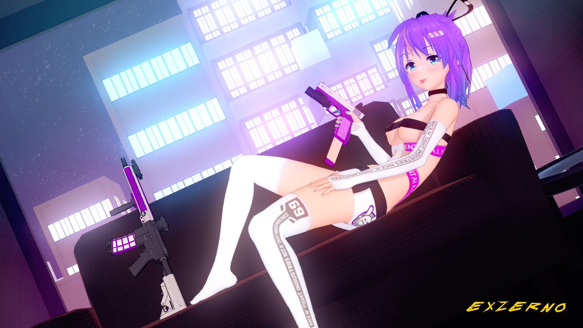 @ProjektMelody in Koikatsu! finally got this scene finished and really glad...