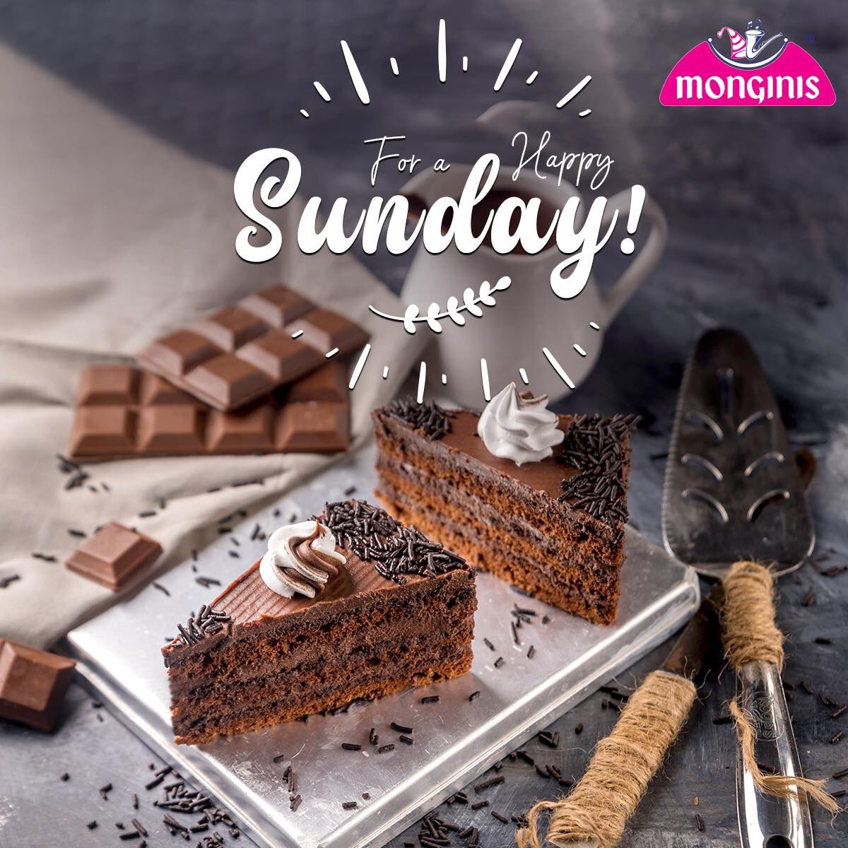 MonginisIndia's tweet photo. Happy Sunday to all! Enjoy what you love today with Monginis Devil’s Delight. Visit Monginis today: https://t.co/S1RDnPtIaC

#Pastry #Cake #Monginis #Dessert #Desserts #Sweets #Flavour #DevilsDelight #NewLaunch #Creamy #Flavour #instacake #CakeShop #DesignerPastry https://t.co/eHfEFons9k