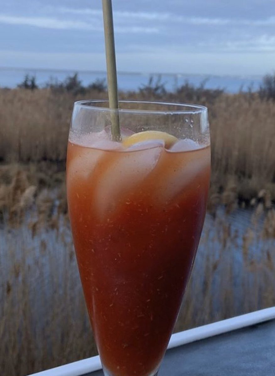 GrassstrawO's tweet photo. Sunday Bloody Mary Sunday.  Just sitting back relaxing and enjoying a Bloody Mary with a Grass Straw.  #safetheshore #safethebeach https://t.co/NZluvT9FxH