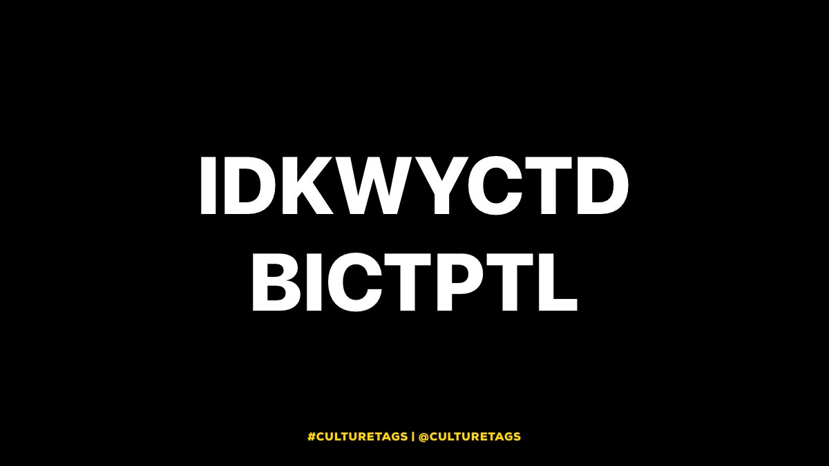 Eunique Jones Gibson on X: Let's play #CultureTags! IDKWYCTDBICTPTL  Category is church. Hint: This might be said to kick off service.  t.coZvN8OwlVkh  X