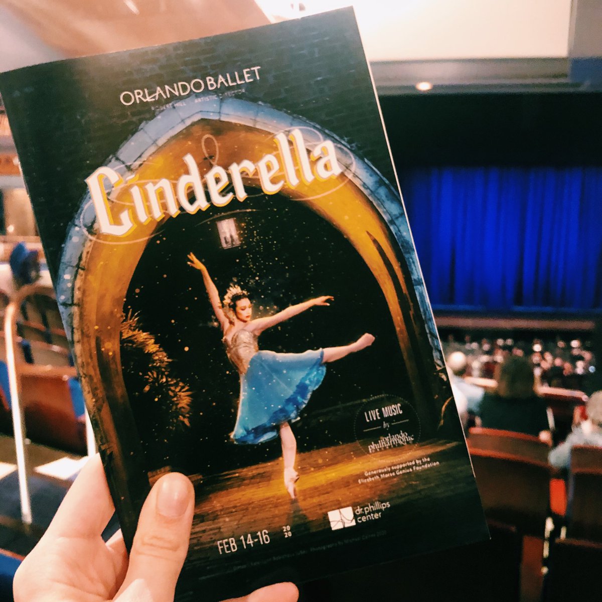 Absolutely loved the <a href="/OrlandoBallet/">Orlando Ballet</a> performance of Cinderella at <a href="/DrPhillipsCtr/">Dr. Phillips Center</a>! The dancers told the story beautifully 💙🩰✨