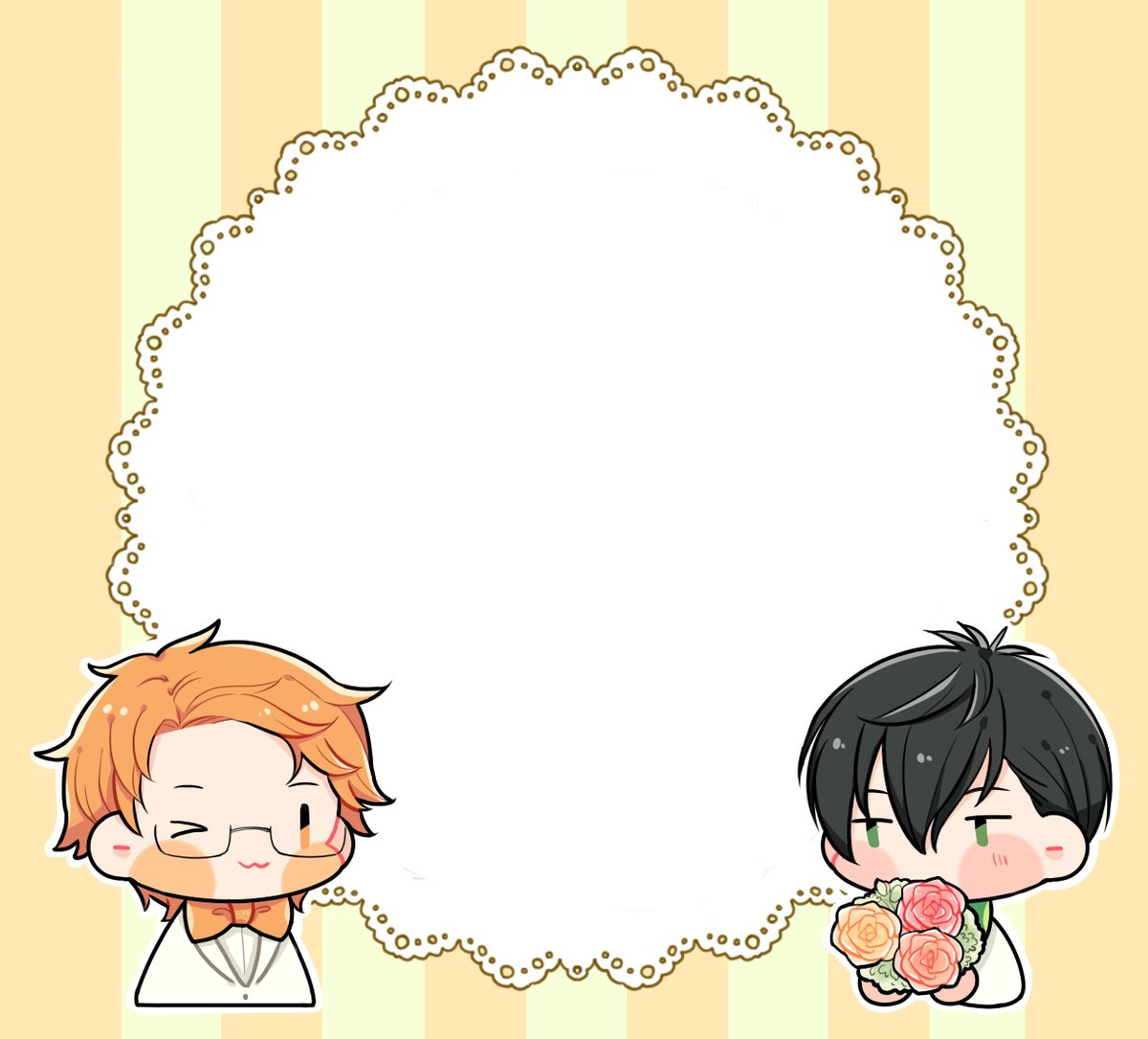 카케타이 온리전 협력 그림 올립니다. 꽝트레카/떡메모지/틴케이스 협력했습니다!