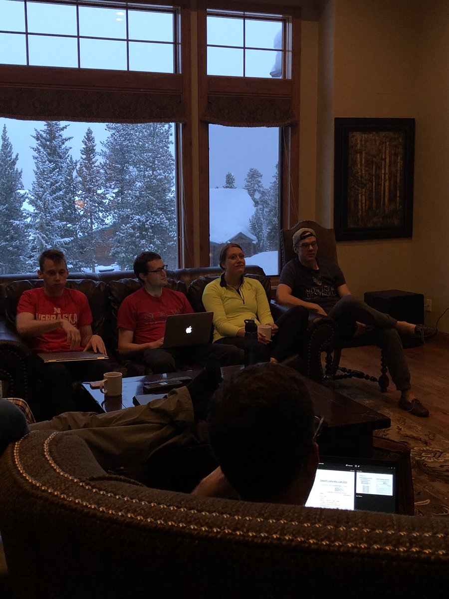 EntUnmc's tweet photo. After a hardy breakfast of Currycakes, bacon, and eggs, more learning has ensued! #residenteducation #pancakesarethebest #doctorscancook #itsnowedsomuch #hearingloss #inserviceprep #sleepmedicine https://t.co/7ymWh7RPp6