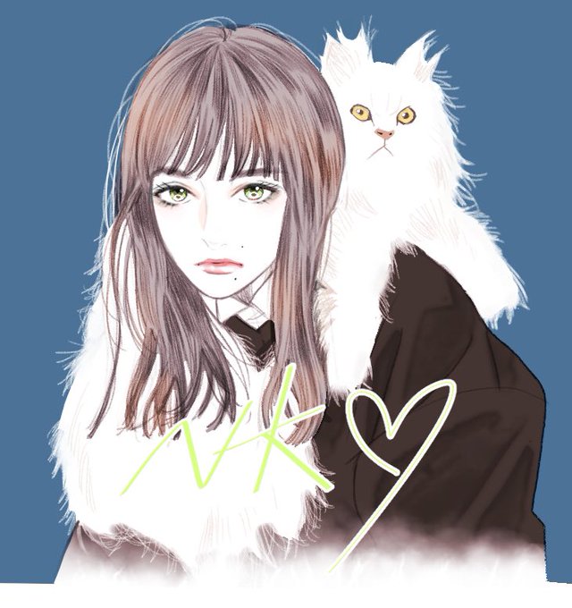 「ロングヘアー 白い猫」のTwitter画像/イラスト(古い順)