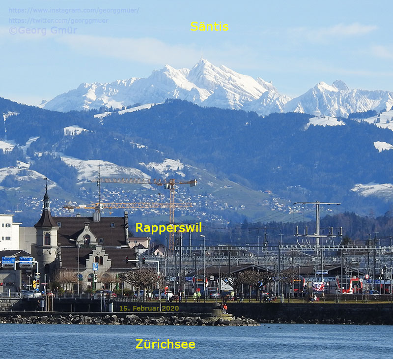 15. #Februar 2020
#ZürichseeSchifffahrt

#Traumpanorama 🌞

#Säntis #Alpstein 🌄
#Rapperswil

#Sunshine
#BlueLake
#SnowandSun
#inLovewithSwitzerland 🇨🇭
#picoftheday

@srfmeteo @NewInZurich @1000Switzerland @MySwitzerland_d @HofSwitzerland #Winter #Castle #Zirkus #OurRegionZurich